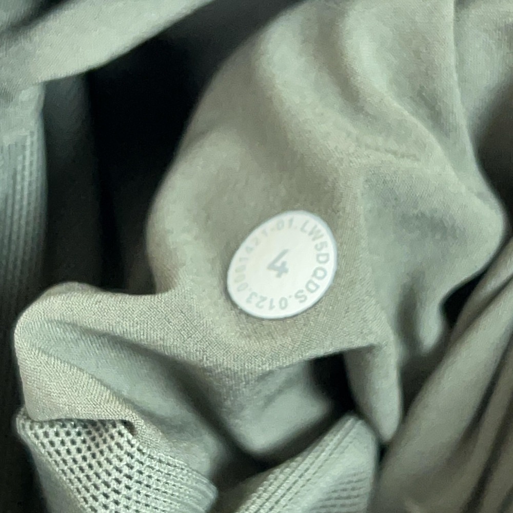 Lululemon Pants Womens 4 Green Stretch Jogger High Rise Pockets Workout Gym - Picture 8 of 10